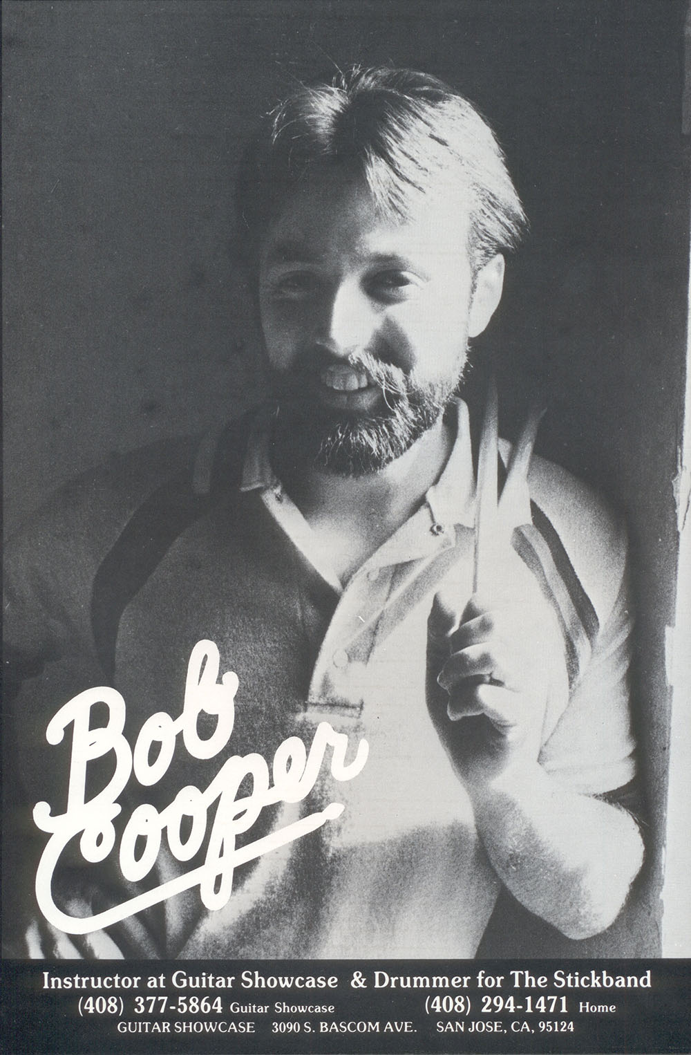 Bob Cooper Drum Instructor Promo 1980